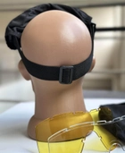 Тактическая маска - очки Tactic баллистическая маска revision защитные очки со сменными линзами Черный (mask-black) - изображение 7