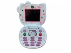 Дитячий міні мобільний телефон AIEK Hello Kitty GSM 900/1800Мгц Білий