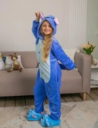 Пижама кигуруми Kigurumi Стич синий для девочки размер на рост 130-140 см (2009411)