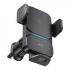 Автотримач із бездротовим ЗП Baseus Wisdom Auto Alignment 15W Black (CGZX000001)
