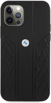 Панель BMW Leather Curve Perforate для Apple iPhone 12/12 Pro Чорний (3666339010904) - зображення 1