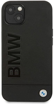 Панель BMW Leather Stamp для Apple iPhone 14 Чорний (3666339090388)