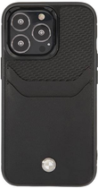 Панель BMW Leather Card Slot для Apple iPhone 14 Pro Max Чорний (3666339066796) - зображення 1