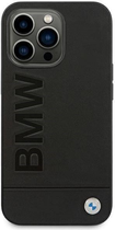 Панель BMW Leather Stamp для Apple iPhone 14 Pro Max Чорний (3666339090418) - зображення 1