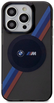 Панель BMW Tricolor Stripes MagSafe для Apple iPhone 14 Pro Cірий (3666339122287) - зображення 2