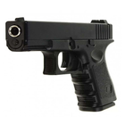 Детский страйкбольный пистолет Glock 17 металлический с шариками Galaxy G15 - изображение 1