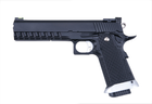 Страйкбольний пістолет KJW KP-06 CO2 - Black - зображення 1