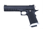 Страйкбольний пістолет KJW KP-06 CO2 - Black - зображення 6