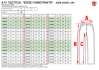 Брюки тактические 5.11 Tactical Edge Chino Pants 74481-019 W32/L34 Black (2000980515530) - изображение 7