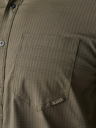 Рубашка тактическая 5.11 Tactical Aerial Short Sleeve Shirt 71378-186 L Ranger Green (2000980528387) - изображение 4