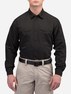 Рубашка тактическая 5.11 Tactical Fast-Tac Long Sleeve Shirt 72479-019 2XL Black (2000980528547) - изображение 1
