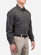 Рубашка тактическая 5.11 Tactical Fast-Tac Long Sleeve Shirt 72479-018 2XL Charcoal (2000980528493) - изображение 3