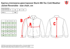 Куртка тактическая утепляющая двусторонняя MIL-TEC Sturm Сold Weather Jacket Reversible Ranger 10331502 2XL RANGER GREEN/BLACK (2000980499984) - изображение 10