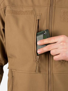 Куртка тактична демісезонна софтшелл MIL-TEC SOFTSHELL JACKET SCU 10864019 S Coyote (2000980401154) - зображення 4