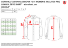 Сорочка тактична 5.11 Tactical Women's TaclitePro Long Sleeve Shirt 62070 M Black (2000980423613) - зображення 3