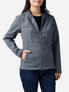Тактична куртка 5.11 Tactical Women'S Leone Softshell Jacket 38084-545 XL Turbulence (2000980558155) - зображення 4