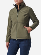 Тактична куртка 5.11 Tactical Women'S Leone Softshell Jacket 38084-186 M Ranger Green (2000980587322) - зображення 3