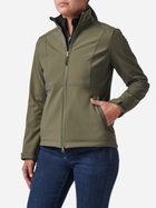Тактична куртка 5.11 Tactical Women'S Leone Softshell Jacket 38084-186 S Ranger Green (2000980587339) - зображення 3