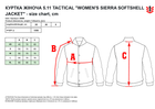 Тактическая куртка 5.11 Tactical Women'S Sierra Softshell Jacket 38068-191 L Moss (2000980546312) - изображение 7