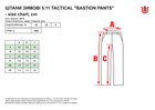 Тактические штаны 5.11 Tactical Bastion Pants 48375-019 S Black (2000980588381) - изображение 15