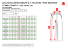 Тактические штаны 5.11 Tactical Hot Weather Combat Pants 64032NL-169 14/Regular Multicam (2000980564453) - изображение 5