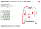 Реглан 5.11 Tactical Utility Job Shirt 72441-720 M Fire Navy (2000980538454) - изображение 5