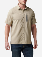 Тактична сорочка 5.11 Tactical Marksman Utility Short Sleeve Shirt 71215-055 XL Khaki (2000980565078)