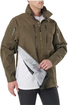 Куртка тактическая влагозащитная 5.11 Tactical Approach Jacket 48331-192 4XL Tundra (2000980456352) - изображение 4