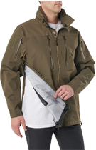 Куртка тактическая влагозащитная 5.11 Tactical Approach Jacket 48331-192 L Tundra (2000980456369) - изображение 4