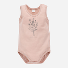 Body dla dziecka Pinokio Summer Mood Sleeveless Bodysuit 80 cm Pink (5901033283253) - obraz 1