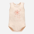 Боді для малюка Pinokio Summer Garden Bodysuit Sleeveless 62 см Beige-Flower (5901033300806) - зображення 1