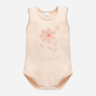 Body dla dziecka Pinokio Summer Garden Bodysuit Sleeveless 74-76 cm Beige-Flower (5901033300820) - obraz 1