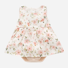 Body-sukienka Pinokio Summer Garden Dress Bodysuit Sleeveless 68-74 cm Ecru (5901033302107) - obraz 1