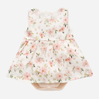 Body-sukienka Pinokio Summer Garden Dress Bodysuit Sleeveless 62 cm Ecru (5901033302091) - obraz 1