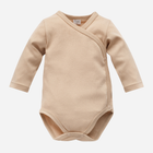 Body dla dzieci Pinokio Lovely Day Beige Wrapped Longsleeve Bodysuit 50 cm Beige (5901033299469) - obraz 1