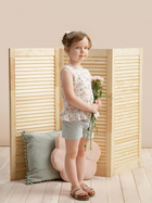 Дитяча майка для дівчинки Pinokio Summer Garden Vest 92 см Ecru (5901033300509) - зображення 2