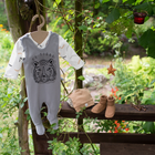 Напівкомбінезон дитячий Pinokio Le Tigre Sleepsuit 68-74 см Grey (5901033279966) - зображення 3