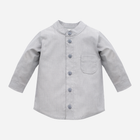 Дитяча сорочка для хлопчика Pinokio Charlie Shirt 68-74 см Сіра (5901033293542) - зображення 1
