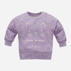 Дитячий світшот для дівчинки Pinokio Lilian Sweatshirt 68-74 см Фіолетовий (5901033305054) - зображення 1