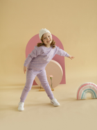 Дитячий світшот для дівчинки Pinokio Lilian Sweatshirt 92 см Фіолетовий (5901033305092) - зображення 3