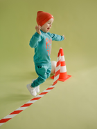 Дитячий світшот для хлопчика Pinokio Orange Flip Sweatshirt 68-74 см Бірюзовий (5901033307140) - зображення 3