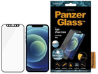 Захисне скло PanzerGlass E2E Anti-Glare для Apple iPhone 12 mini антибактеріальне Чорне (5711724027192) - зображення 1