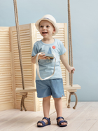 Футболка дитяча Pinokio Sailor T-shirt 68-74 см Blue (5901033304316) - зображення 3