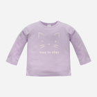 Дитяча футболка з довгими рукавами для дівчинки Pinokio Lilian Blouse 74-76 см Фіолетова (5901033305153) - зображення 1