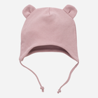 Дитячий чепчик Pinokio Hello Wrapped Bonnet 36-38 см Рожевий (5901033291555)