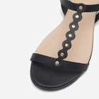 Sandały damskie skórzane Sarah Karen RST-ARIANA-03 37 Czarne (5904862827476) - obraz 5