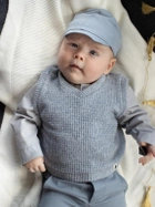 Czapka z daszkiem dziecięca Pinokio Charlie Bonnet Cap 68-74 cm Blue (5901033293719) - obraz 4