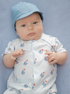 Комбінезон дитячий Pinokio Sailor Romper Buttoned 74-76 см Blue (5901033303524) - зображення 3
