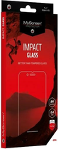 Szkło hybrydowe MyScreen ImpactGlass do Apple iPhone 12 mini czarne (5901924983965) - obraz 1