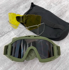 Тактические защитные очки 11-0 + 3 сменные линзы в комплекте (110349) Kali - изображение 1
